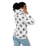 Snow flake zip hoodie