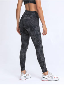 Wide Waistband Leggings with Pockets