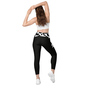 Vaccimo Crossover leggings with pockets