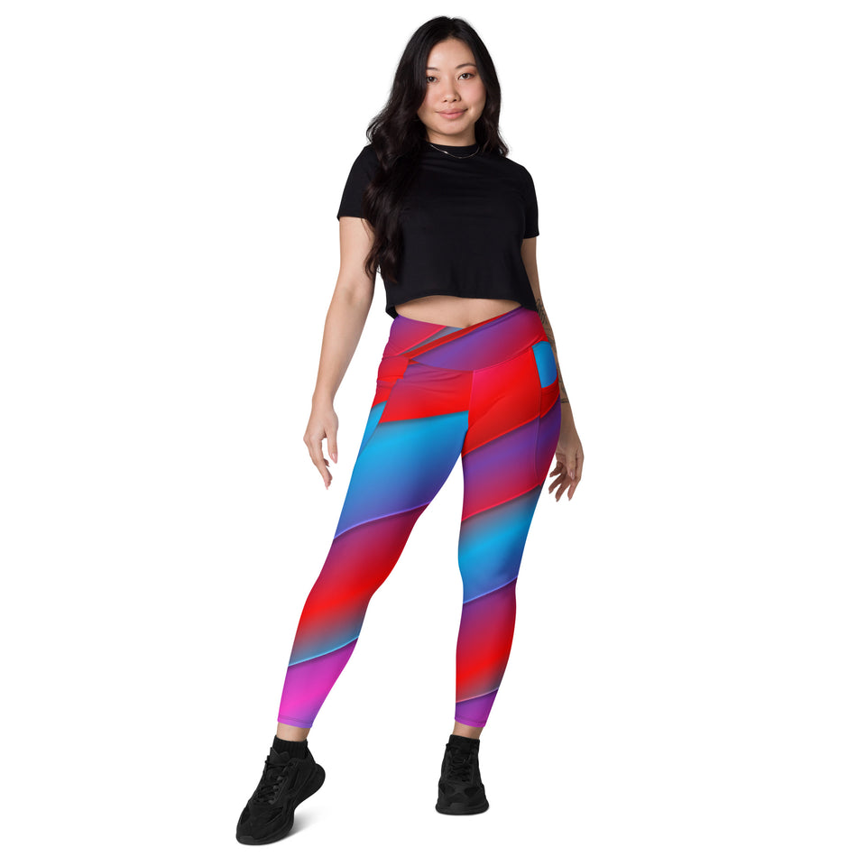 Vaccimo Crossover leggings with pockets