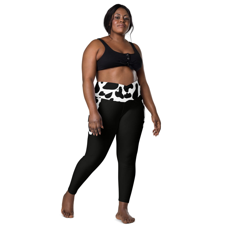 Vaccimo Crossover leggings with pockets