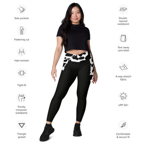 Vaccimo Crossover leggings with pockets