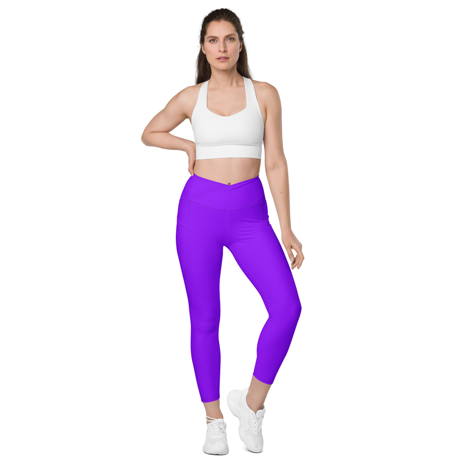 Vaccimo Crossover leggings with pockets