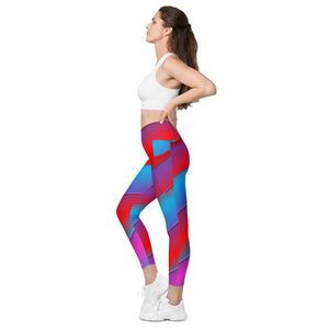 Vaccimo Crossover leggings with pockets