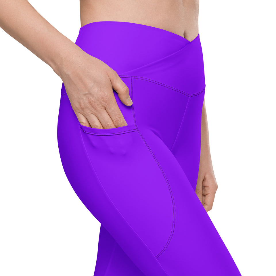 Vaccimo Crossover leggings with pockets