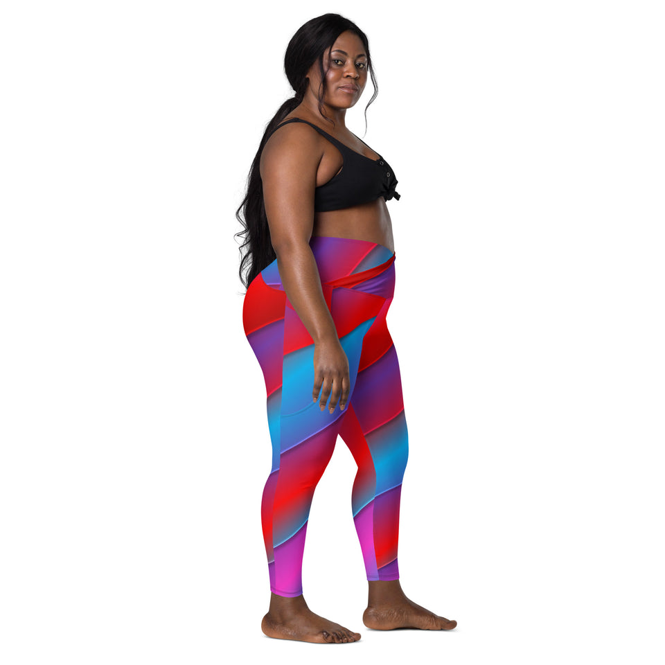 Vaccimo Crossover leggings with pockets